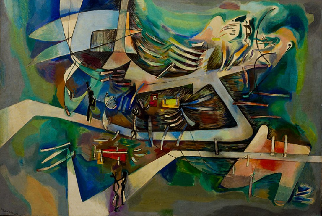Mariano Rodríguez: "Paisaje del Almendares" (1956).