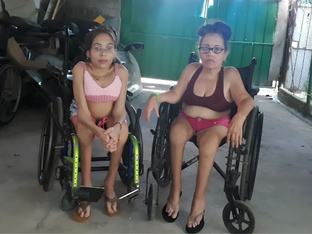 Martha Damaris Cedeño Leyva y su hija Orelys Martha.