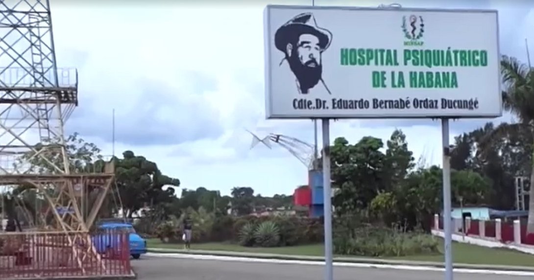 Entrada del Hospital Psiquiátrico “Eduardo Bernabé Ordaz”.