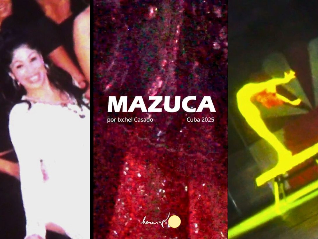 Collage de fotogramas de "Mazuca" de Ixchel Casado, Tercer lugar del II Premio Franz Kafka 2025 de Cine Vertical Documental.