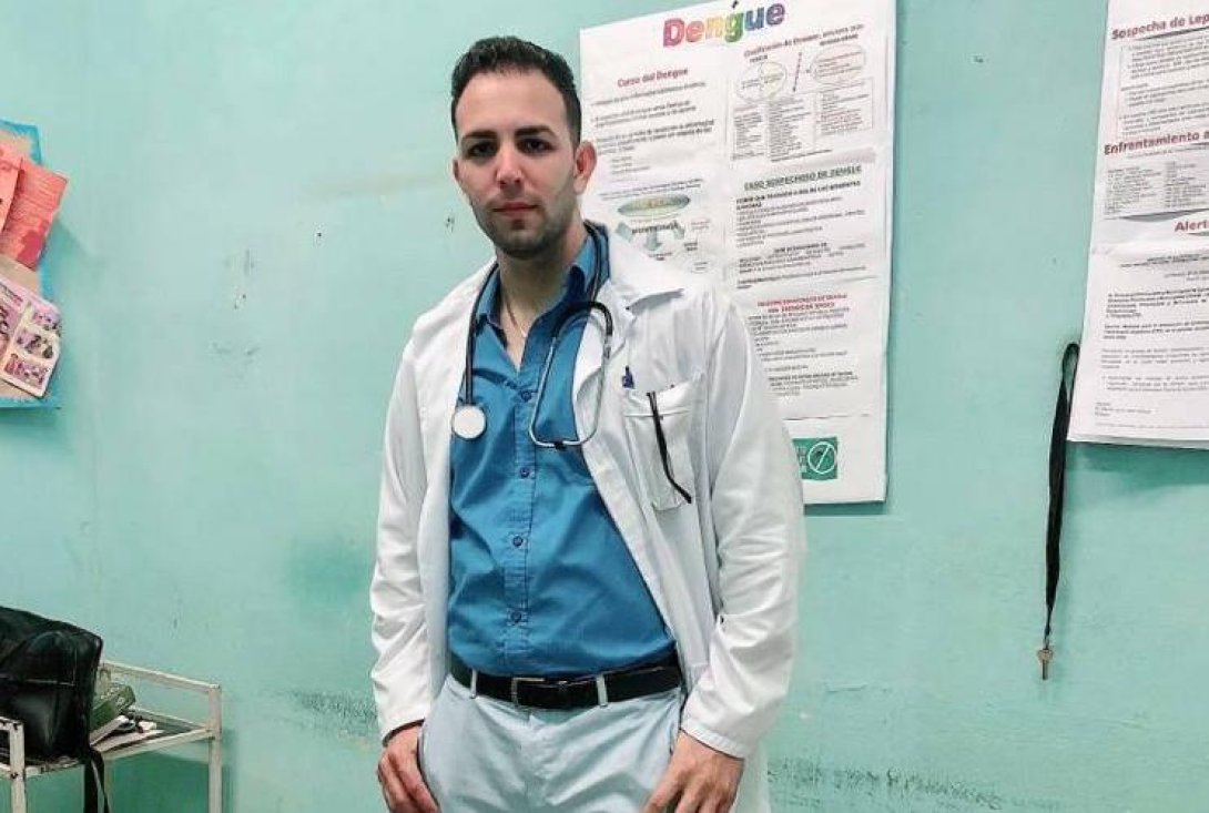 Adrián Pupo Ojeda, el médico cubano secuestrado en México.