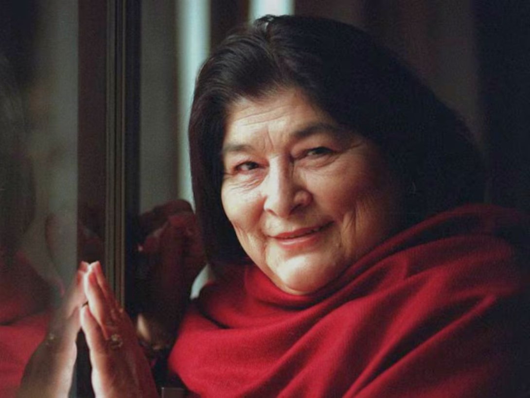 Mercedes Sosa, cantante argentina.