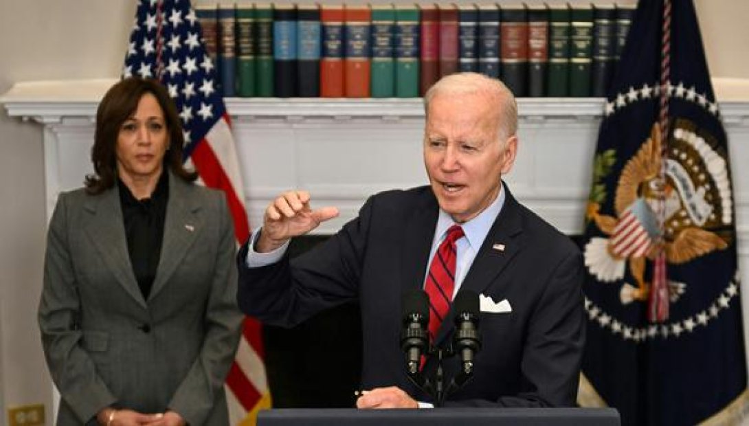 El presidente de EE. UU., Joe Biden habla sobre nuevas medidas de control fronterizo. (Jim WATSON. AFP)
