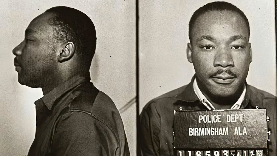 Foto policial del día de la detención de Martin Luther King en 1963.