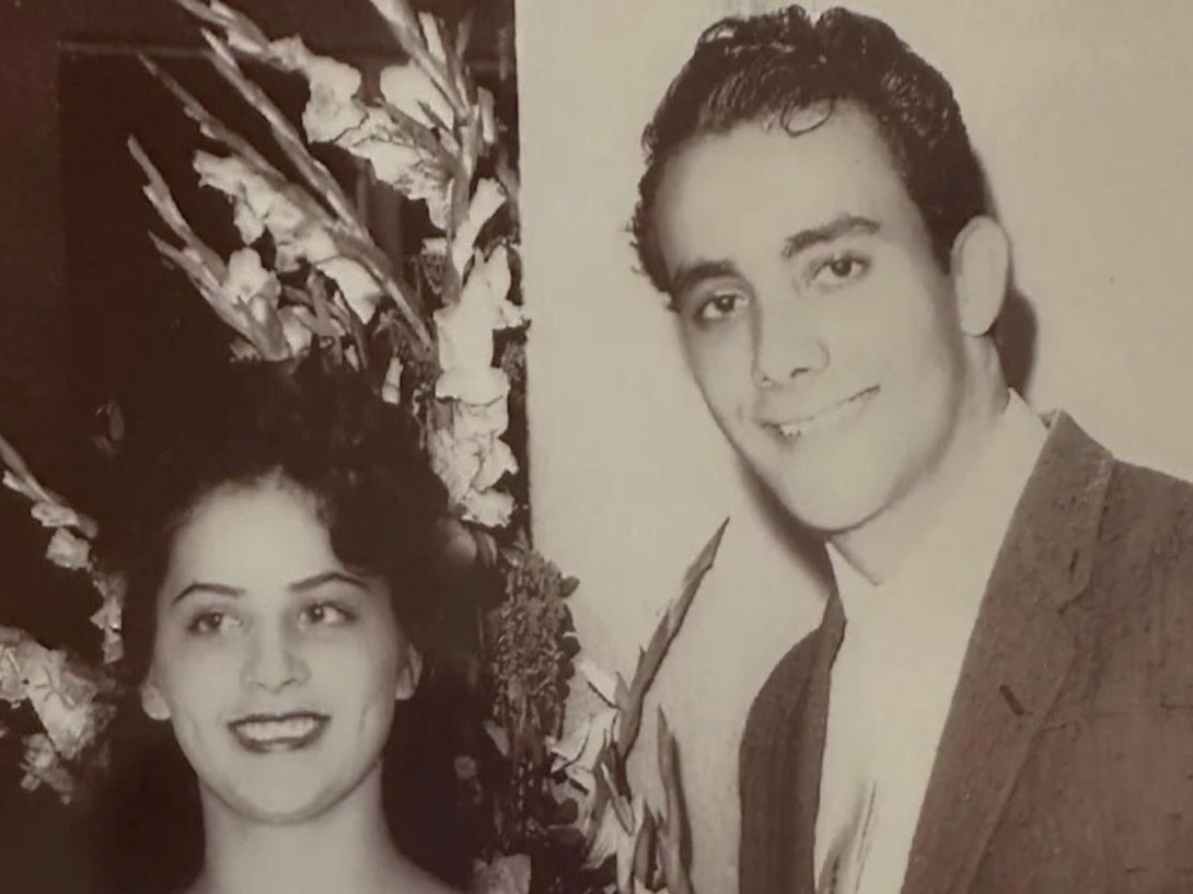 El periodista y ensayista cubano Carlos Alberto Montaner y su esposa Linda (ca. 1959).