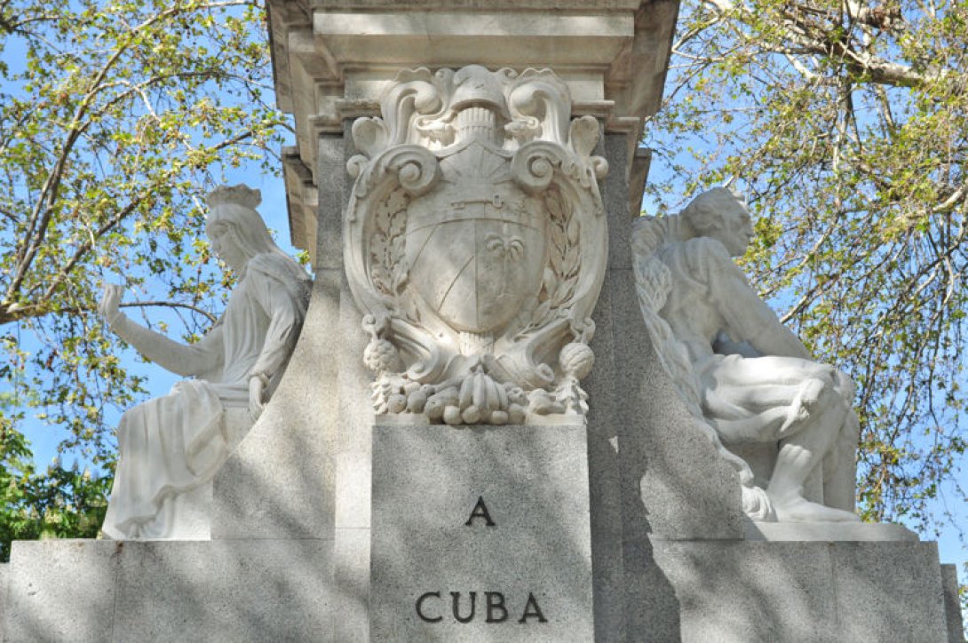 Monumento a Cuba en el Parque del Retiro de Madrid.
