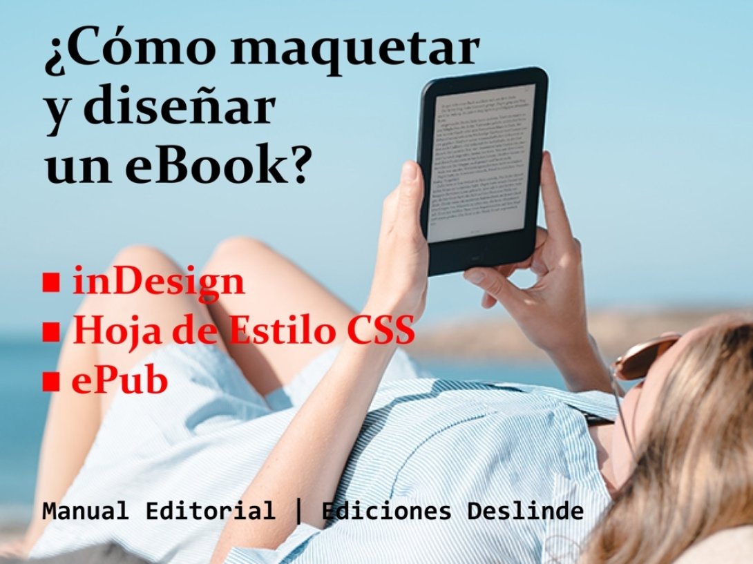 Mujer frente al mar acostada lee libro electrónico ebook ediciones deslinde pauta manual