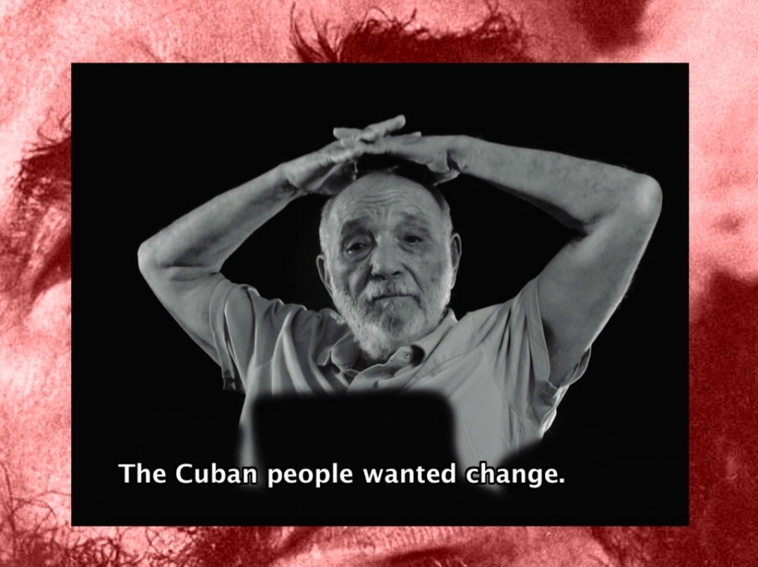 Poeta Rafael Alcides en "Nadie". Montaje de imágenes: Árbol Invertido