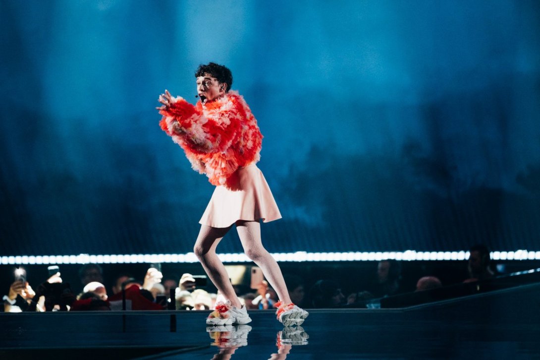 El artista no binario Nemo, representante de Suiza en Eurovisión.
