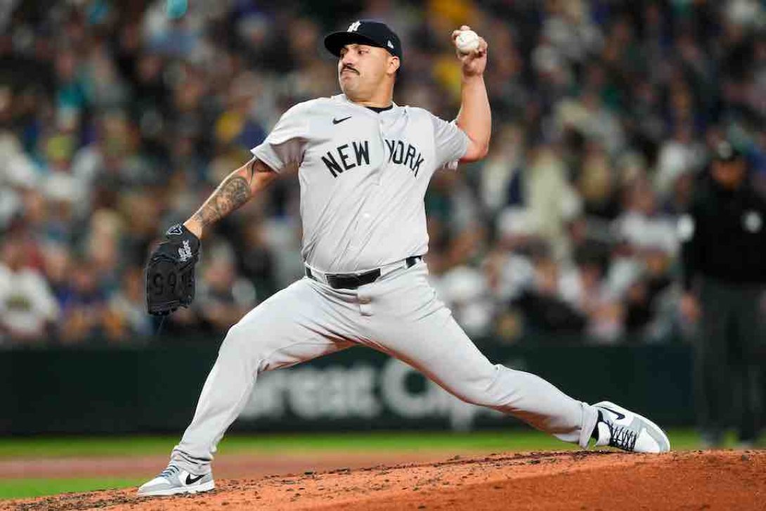 El lanzador cubano Néstor Cortés.