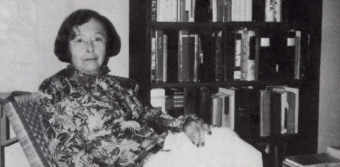 La autora rusa Nina Berberova.