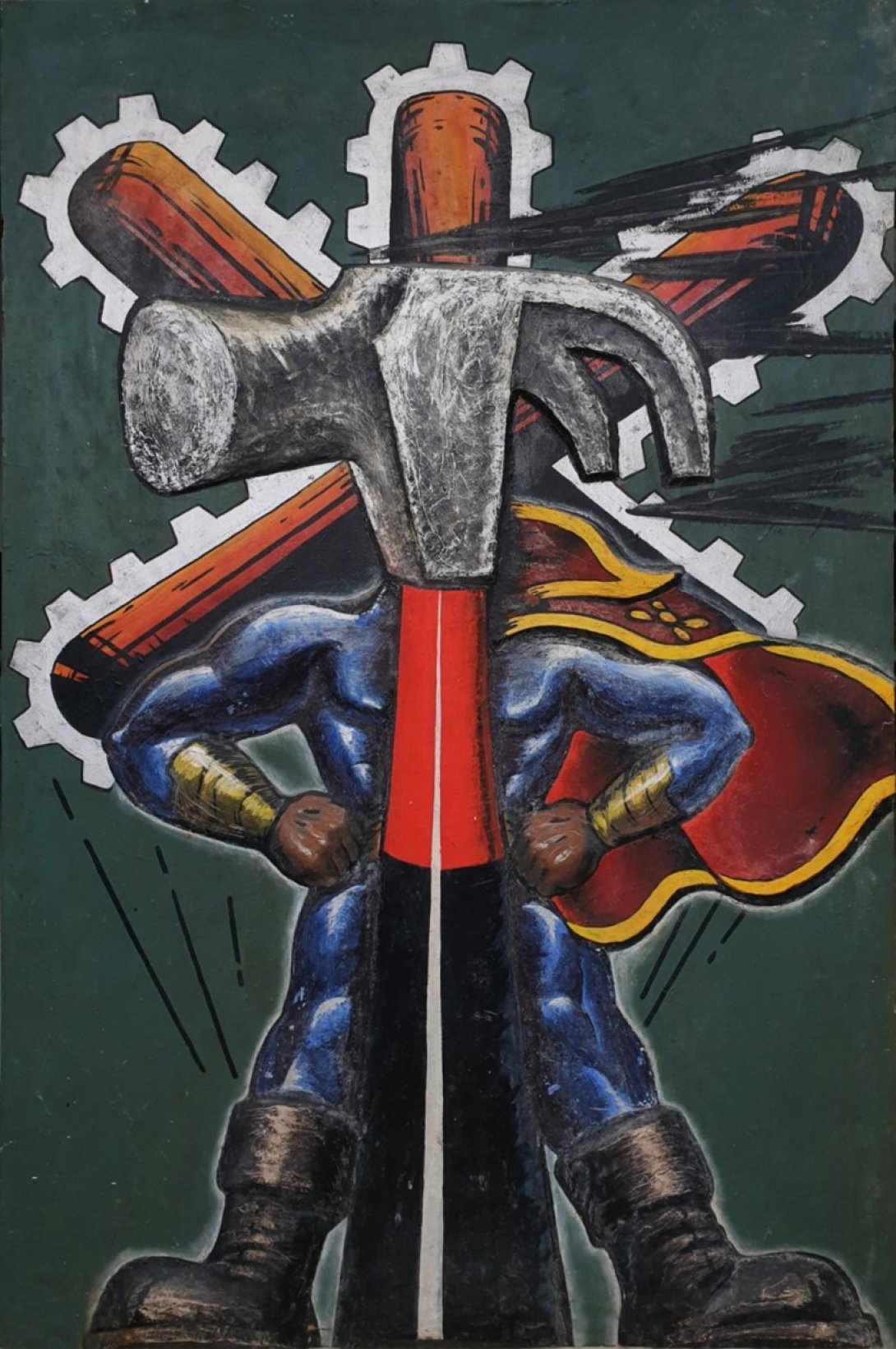 "Núcleo Central del Trabajador" (1989) de Ermy Taño.