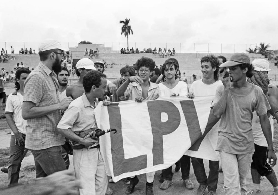 "Juego de pelota", 24 de septiembre de 1989. Foto de Kattia García Fayat.