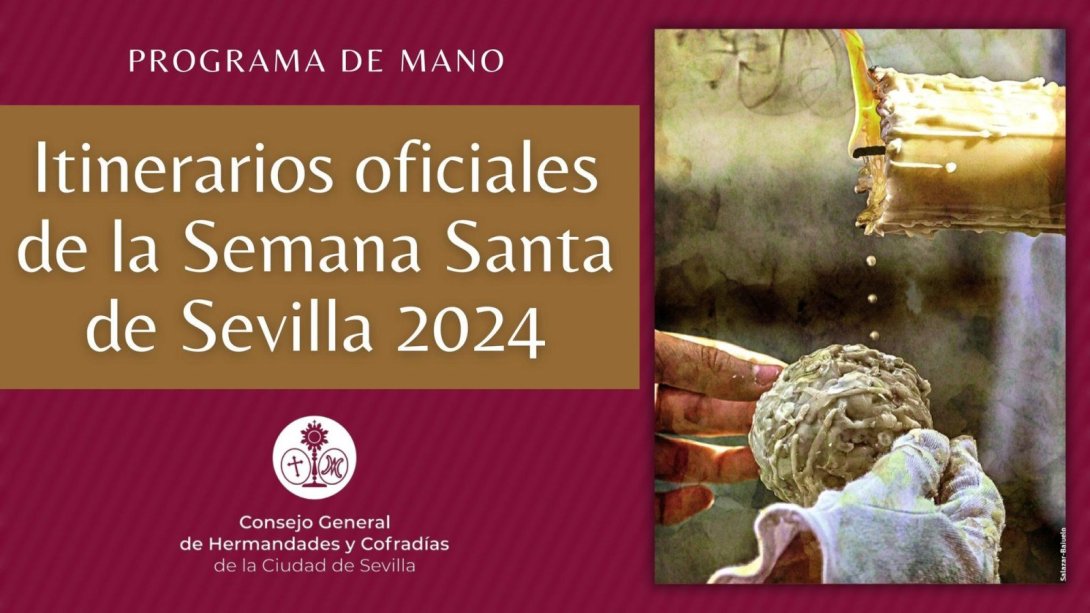 Cartel de Salazar-Bajuelo utilizado para la Semana Santa en Sevilla 2024.