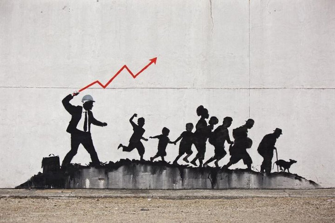 Obra stencil de Banksy