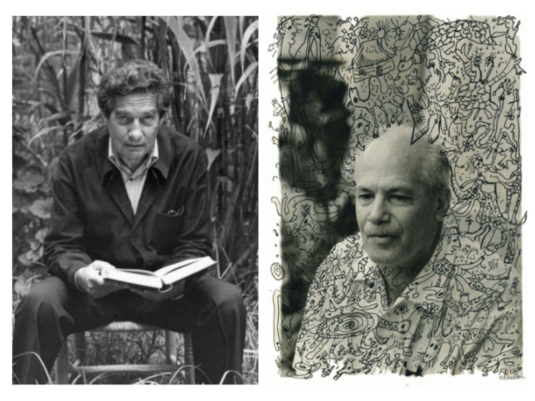 Octavio Paz y Samuel Feijóo.