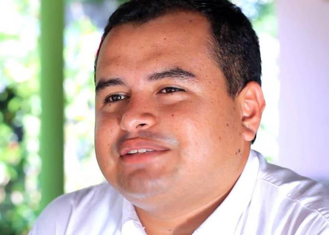 Opositor venezolano Edwin Santos.
