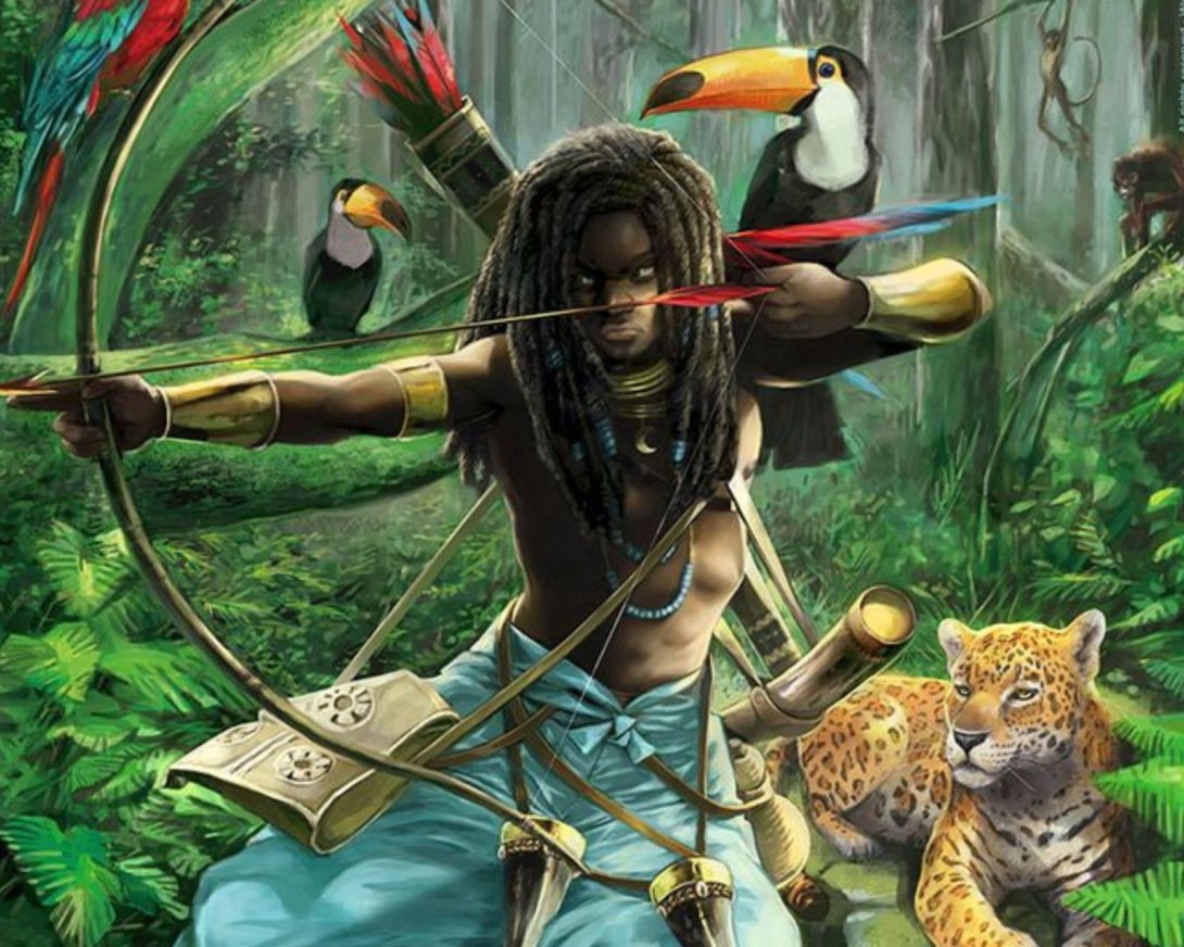 Representación del orisha Ochosi.