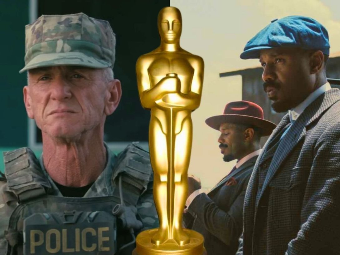 Los actores Sean Penn (en la película "Una batalla tras otra") y Michael B. Jordan (en "Pecadores"), ganadores de los 98 Premios de la Academia (Oscar) en 2026.