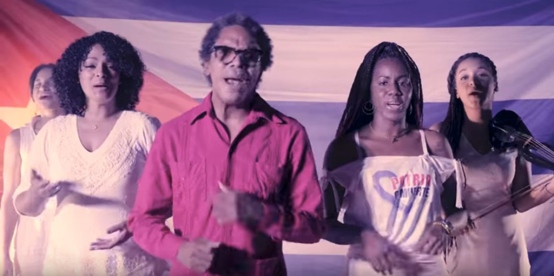 Fotograma del video "Patria o muerte por la vida"