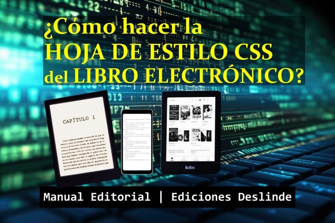 Pauta manual editorial cómo hacer hoja estilo css libro electrónico teclado pc