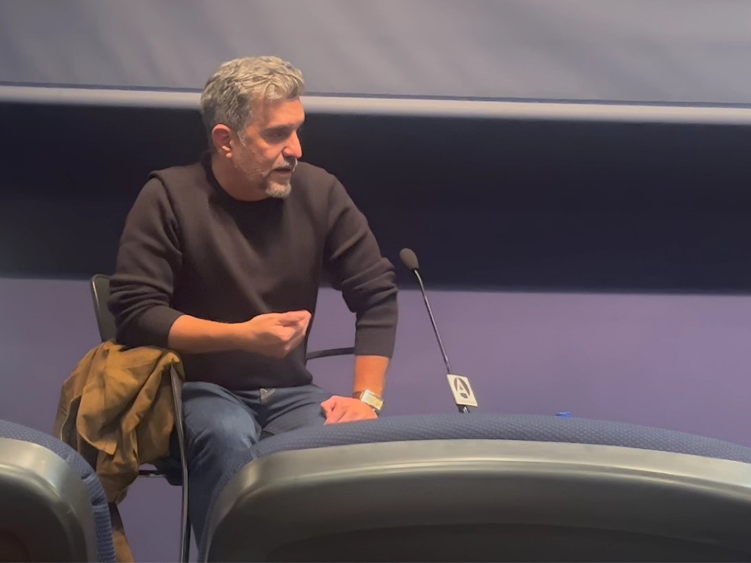 El cineasta cubano Pavel Giroud en Casa de América.