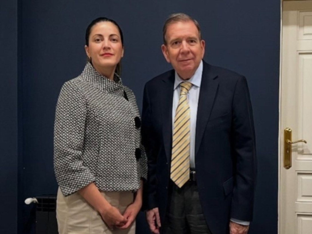 Rosa María Payá y Edmundo González.