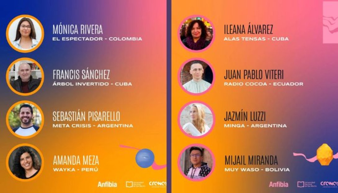 Periodistas participantes en el Festival Futuro Imperfecto.