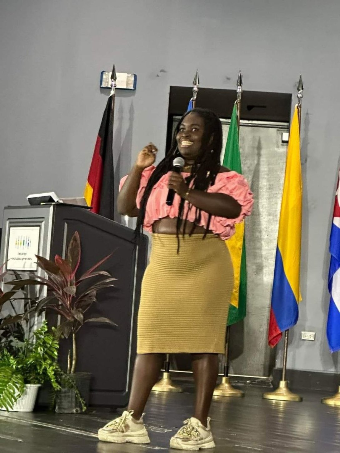 La cantante cubana Daymé Arocena en la Cumbre Afro 2024.