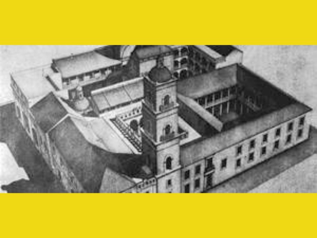 Plano del convento San Juan de Letrán en La Habana.