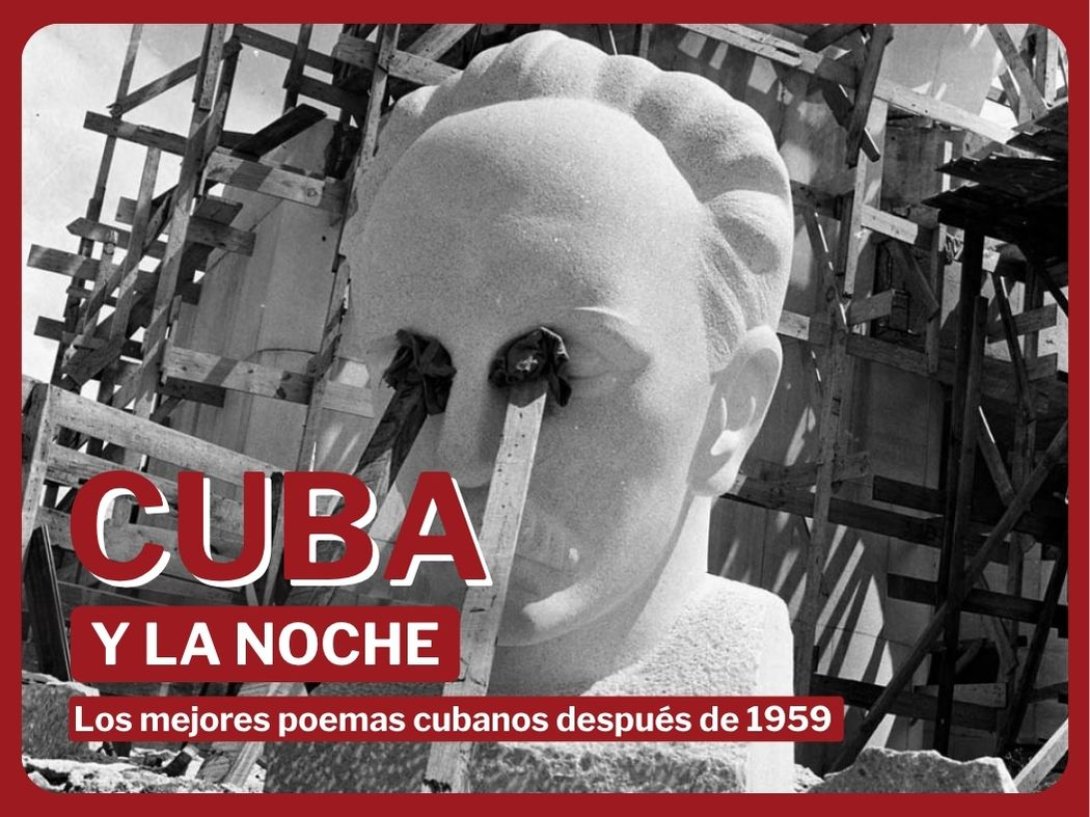 Portada de antología poética "Cuba y la noche". Mejores poemas cubanos después de 1959.
