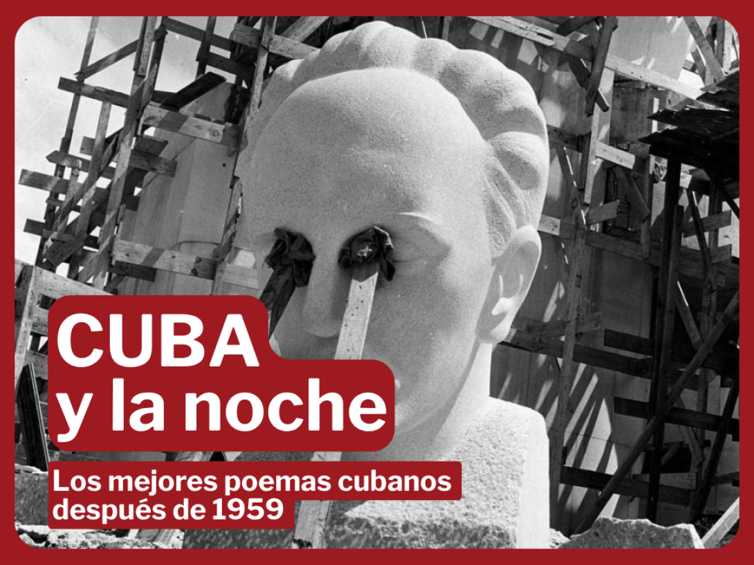 Portada de antología poética "Cuba y la noche". Mejores poemas cubanos después de 1959.