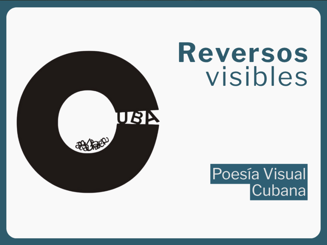 Portada de "Reversos visibles". Antología de poesía visual cubanas