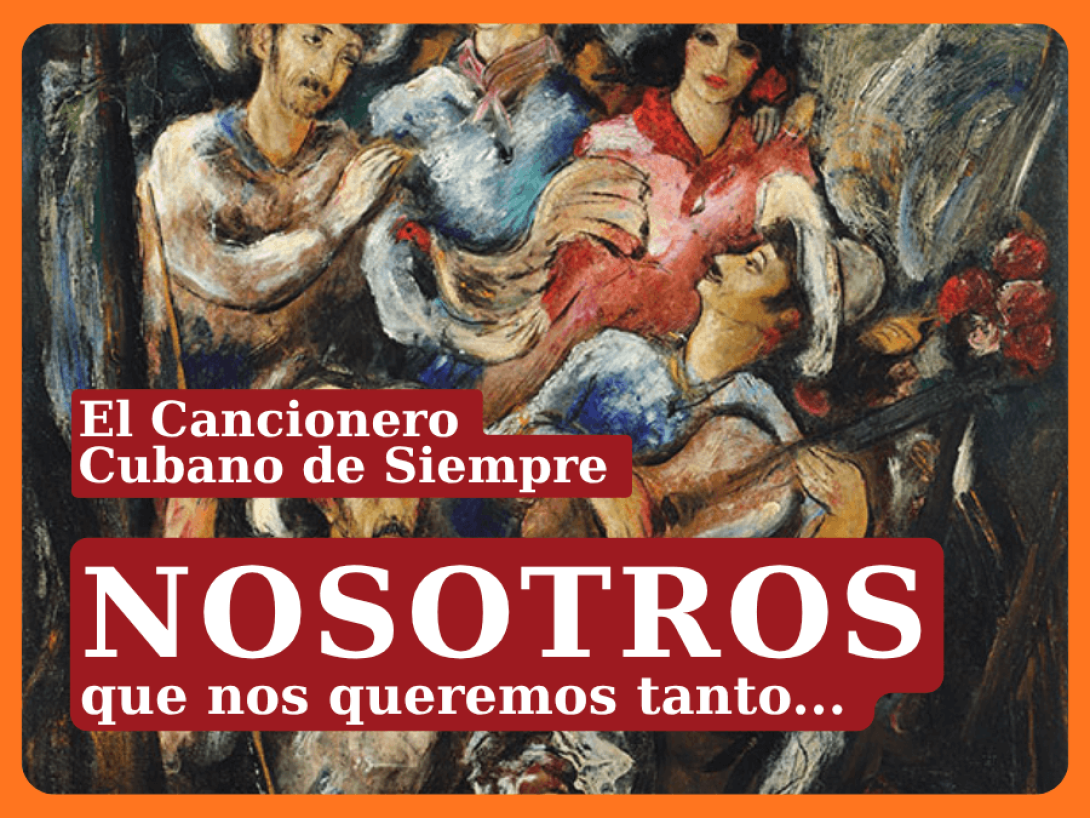 Portada de cancionero cubano de siempre. Pintura "Guajiros" de Abela