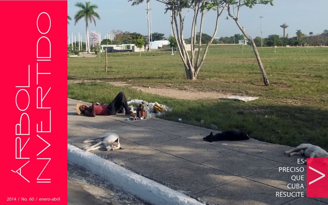 Portada de la edición en PDF de Árbol Invertido No. 60 (enero–abril de 2014), correspondiente a su etapa de publicaciones digitales e impresas alternativas en Cuba.