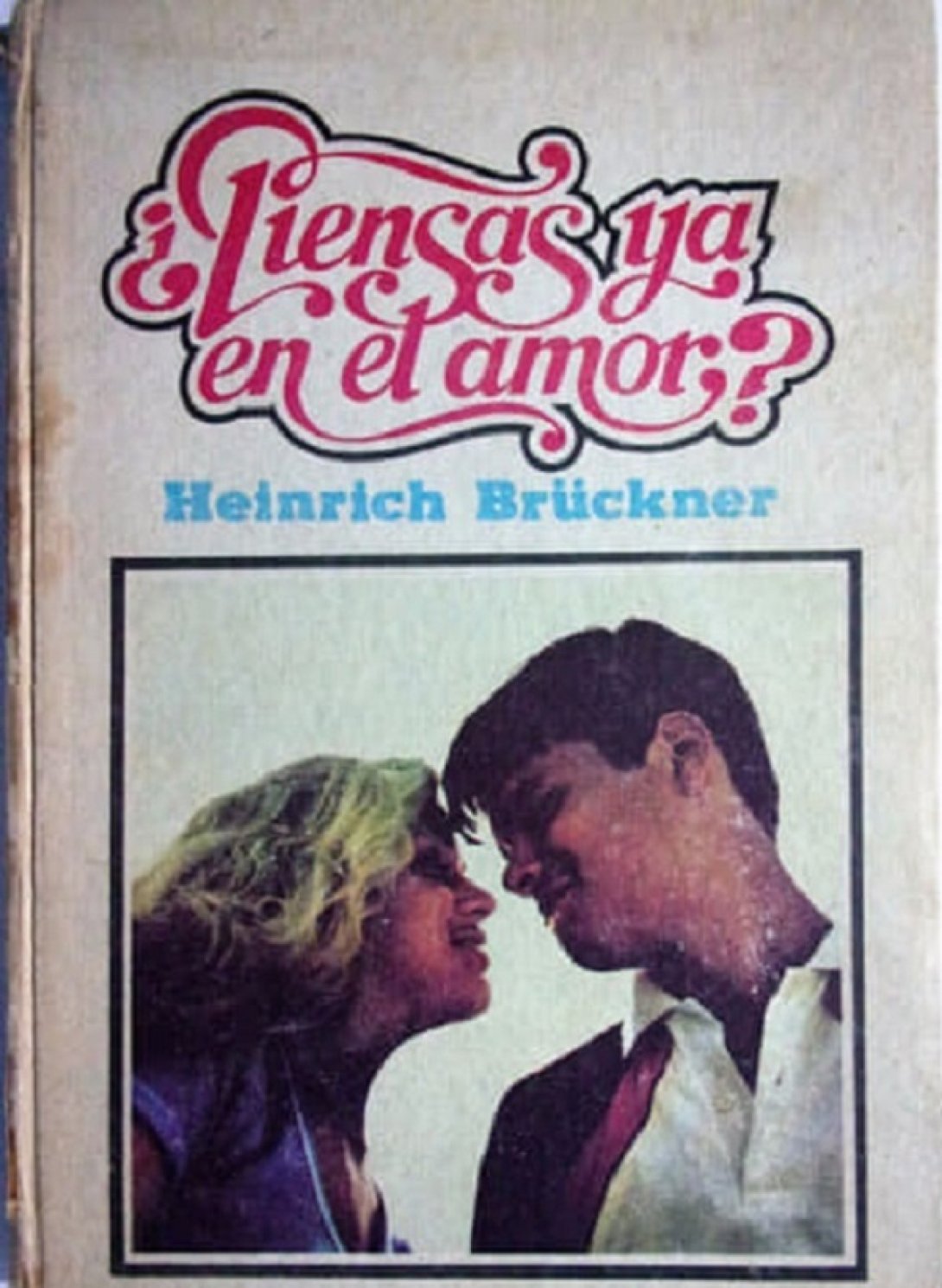 Piensas ya en el amor, portada.