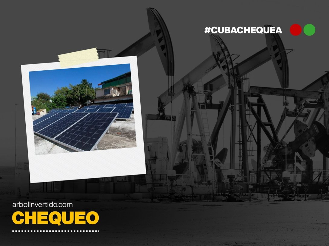 Portada de artículo de CubaChequea. Chequeo sobre energías renovables
