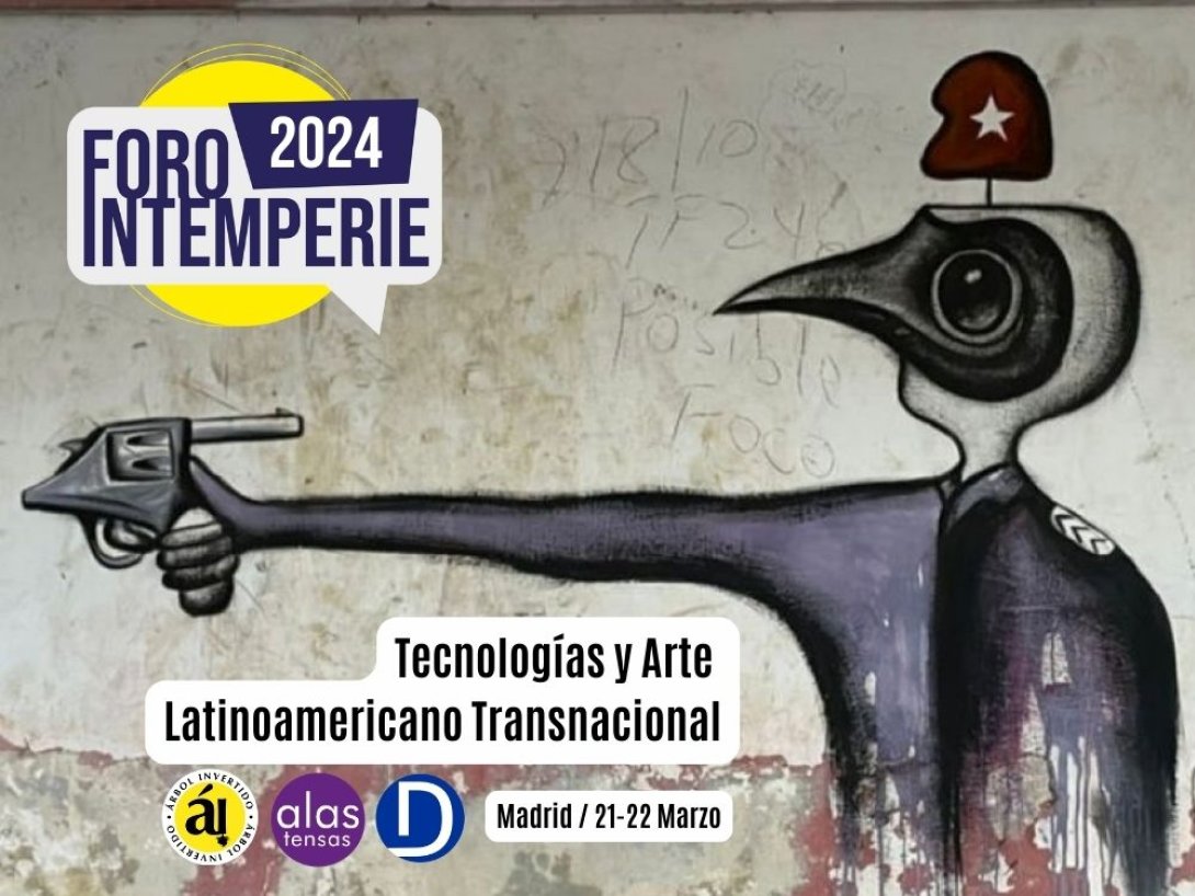 Cartel de Foro Intemperie V. Grafiti "Karma instantáneo" de Dayán Lionel Melián Castro (Cuba)