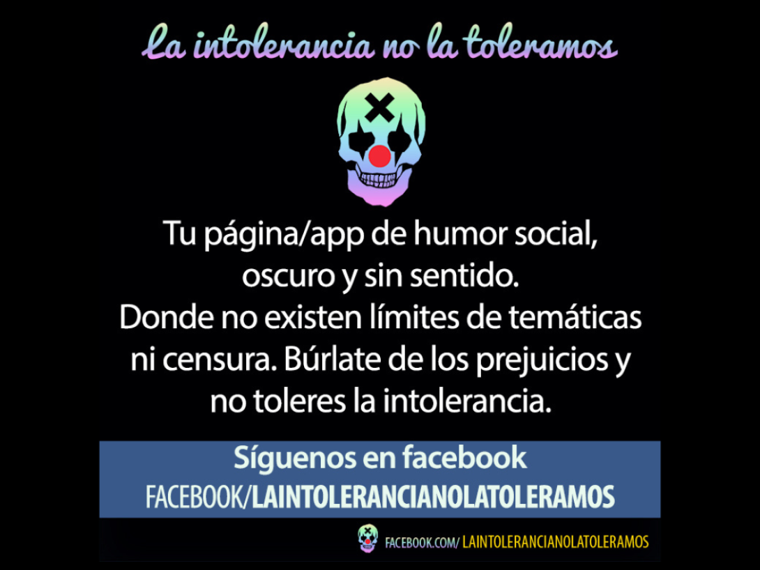 Promoción del grupo de LINLT en Facebook.