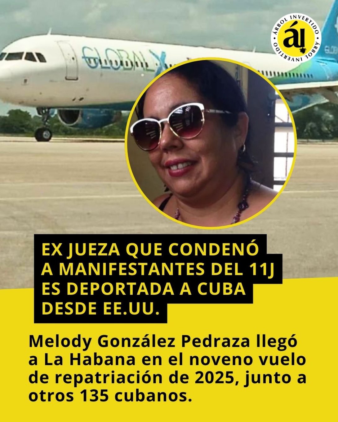Melody González Pedraza fue deportada a La Habana desde Estados Unidos