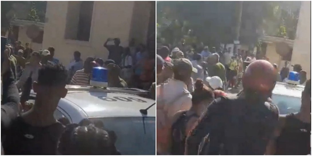 Protestas en El Cobre.