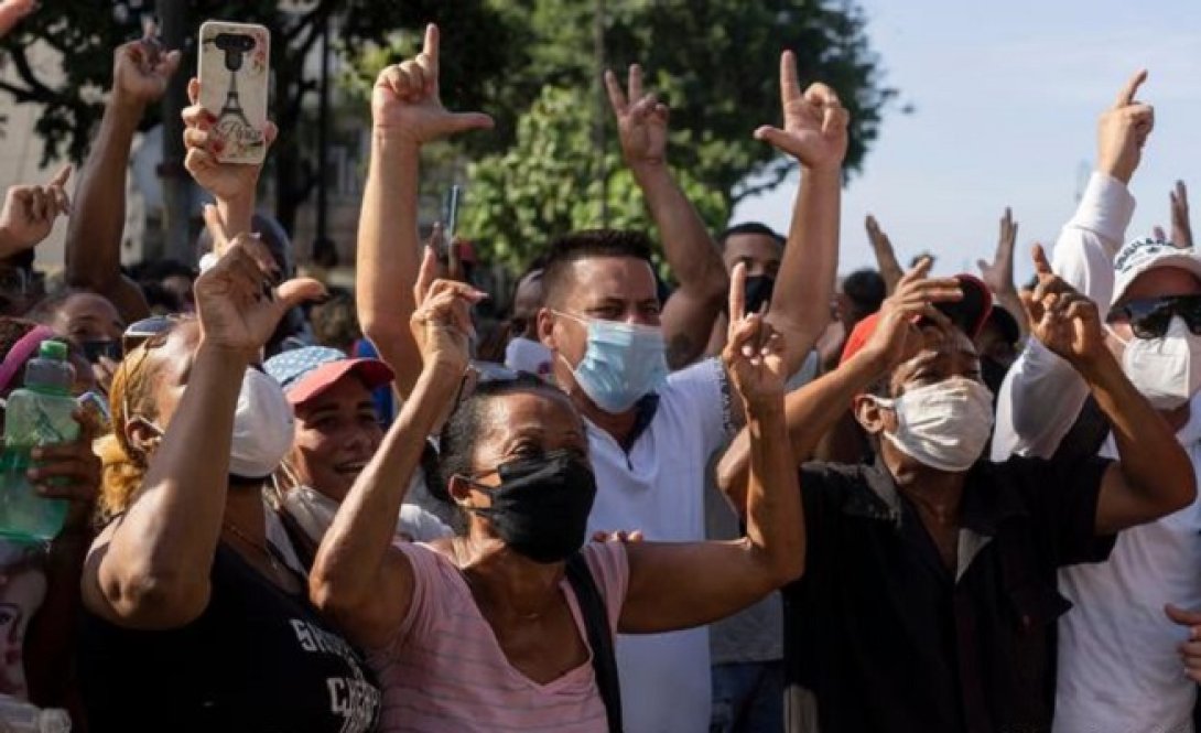 Protestas en Cuba