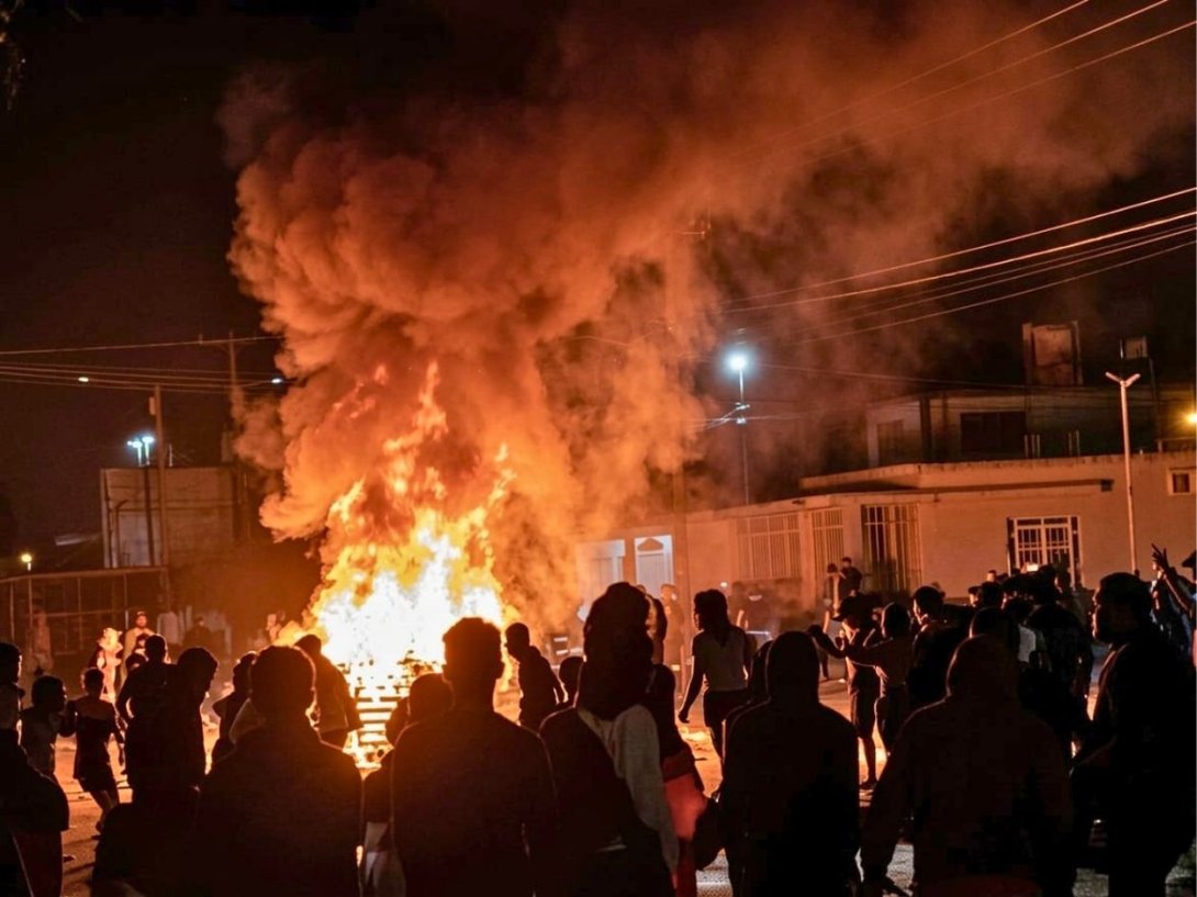 Protestas multitudinarias en Morón, provincia de Ciego de Ávila (Cuba). 13 de marzo de 2026.