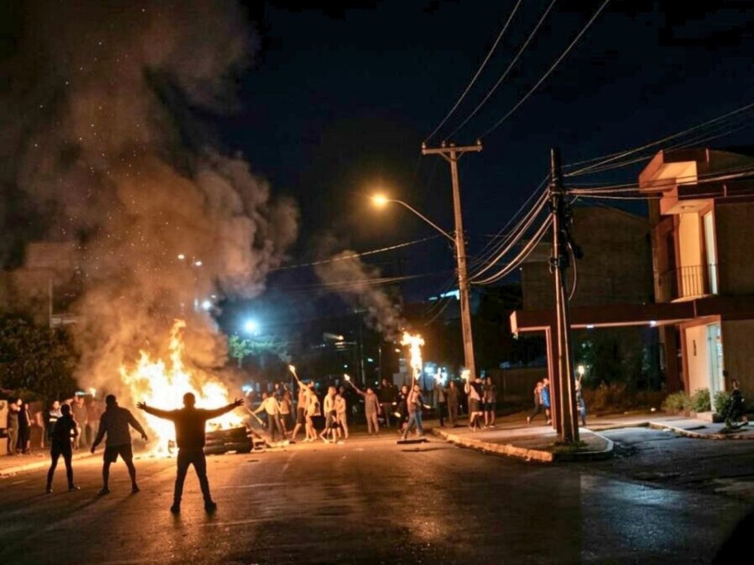 Protestas multitudinarias en Morón, provincia de Ciego de Ávila (Cuba). 13 de marzo de 2026.