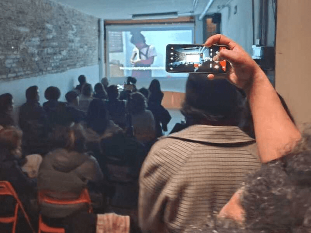 Sala de Proyecciones durante el Foro Intemperie 2.