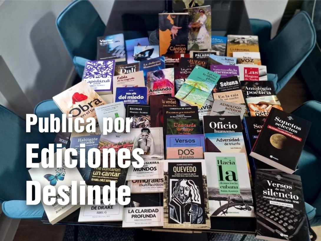 Libros de Ediciones Deslinde. Publica por Deslinde