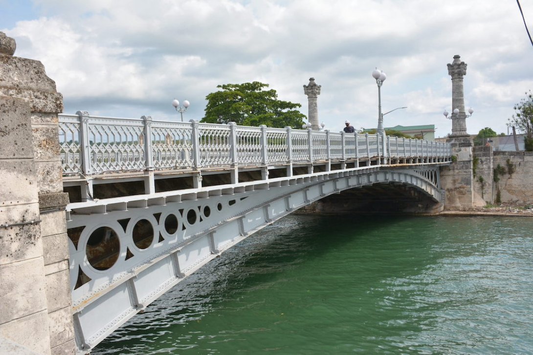 El puente de la Concordia, en Matanzas.