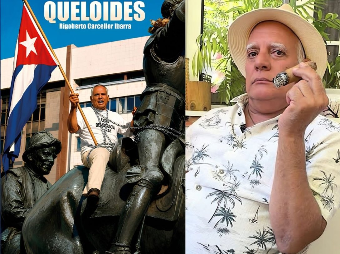 Rigoberto Carceller y "Queloides", su libro de memorias.