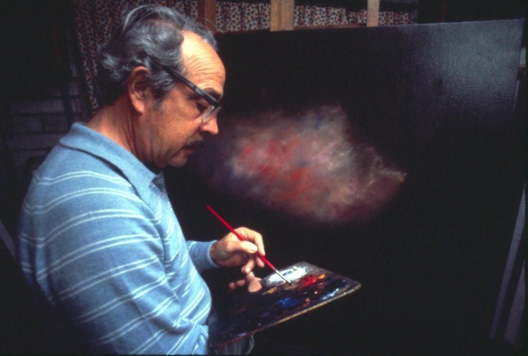 El pintor cubano Rafael Soriano.