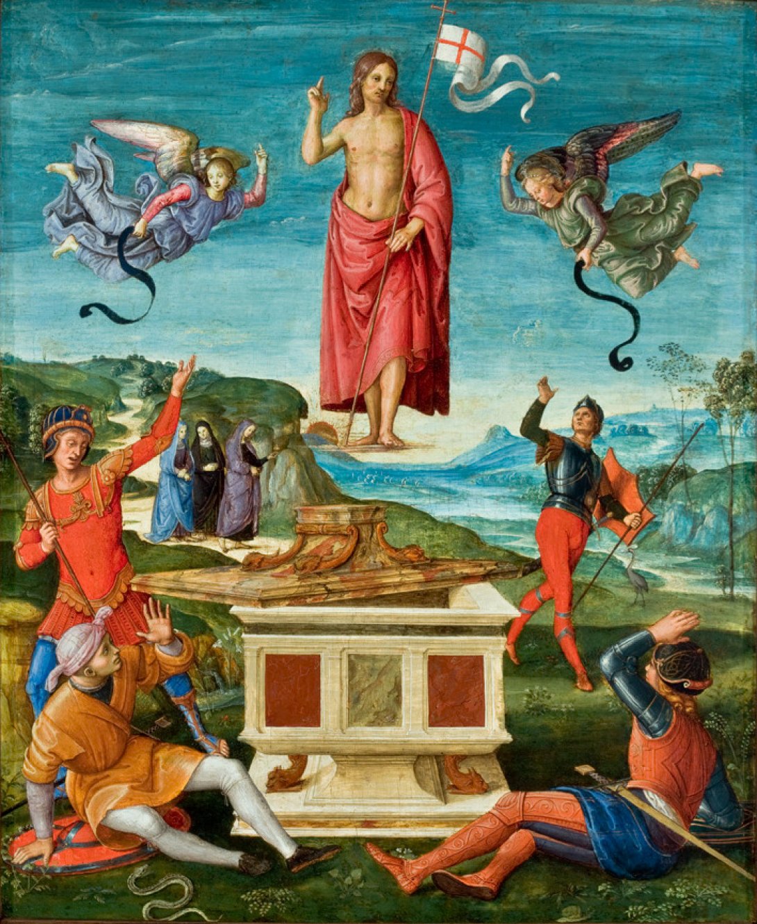 "La resurrección de Cristo" (1499-1502) de Rafael Sanzio.